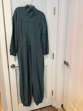 Free People Movement Dark Green Jumpsuit